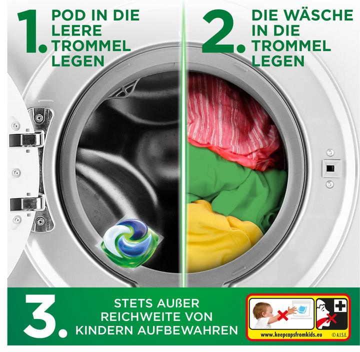 Produktbild Ariel All-in-1 Pods Touch of Unstoppables - 60WL (60 Waschgänge, Waschpods)