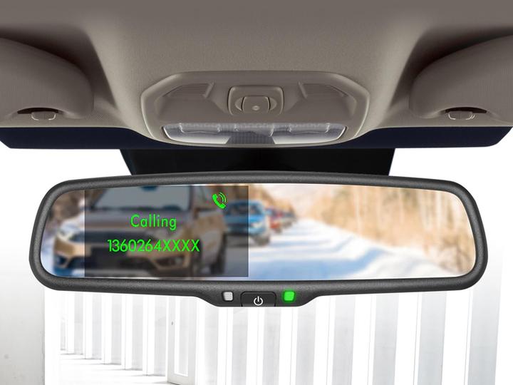 Actual product image ACV Mirror monitor 4.3 inch incl. Bluetooth hands-free function