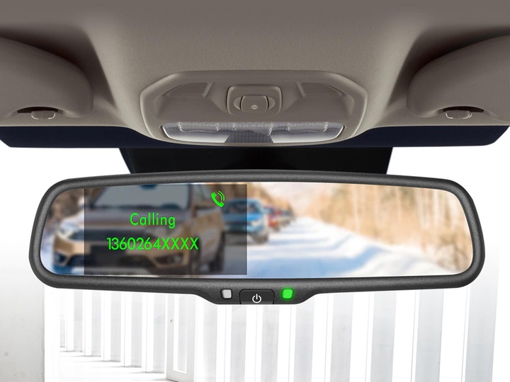Produktbild ACV Spiegelmonitor 4.3 zoll inkl. Bluetooth Freisprechfunktion