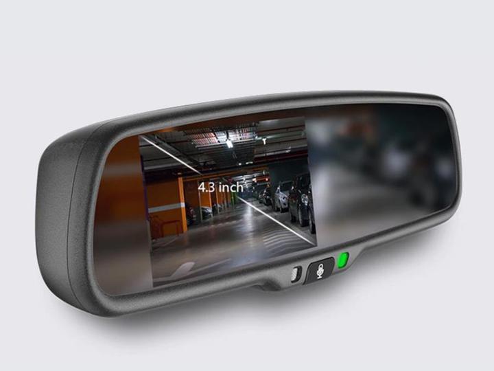 Actual product image ACV Mirror monitor 4.3 inch incl. Bluetooth hands-free function