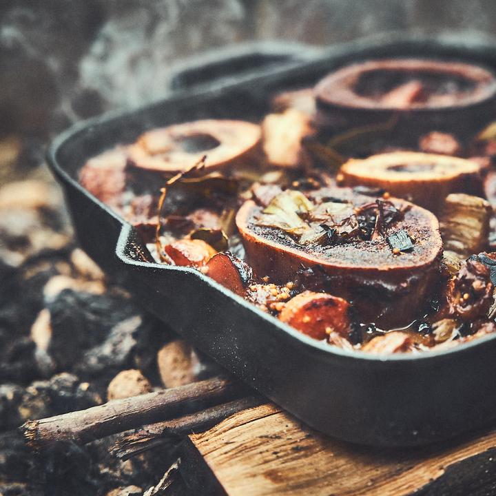 Actual product image Burnhard Cast iron pan 26 cm (Grill pan, Cast iron, 26 x 3 cm)