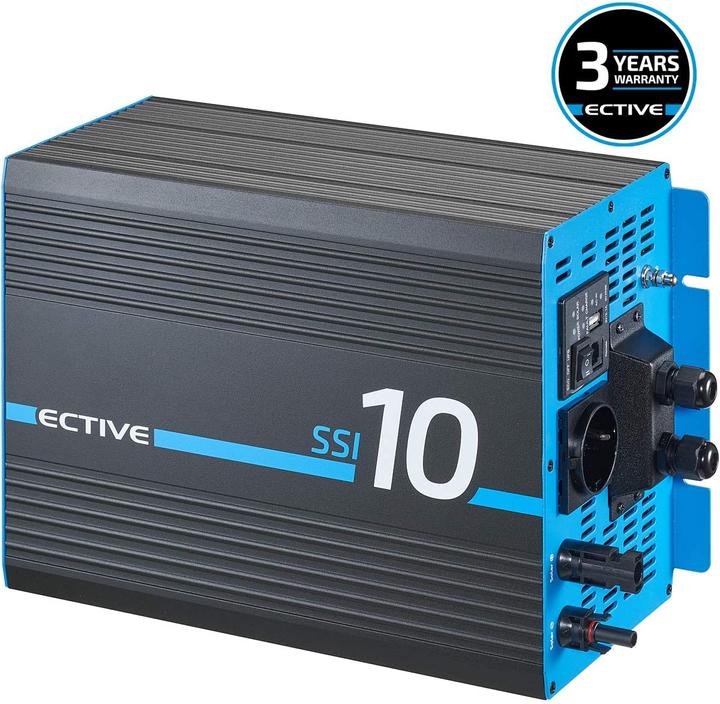 Image du produit Ective Onduleur sinusoïdal pur SSI 10 avec régulateur de charge MPPT 1000W