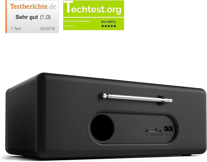 Actual product image Sky Vision DAB 70 IR (DAB+, FM, Web radio, Airplay, Wi-Fi)