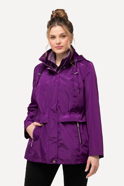 Produktbild Ulla Popken HYPRAR Windbreaker-Jacke, wasserabweisend, Kapuze (46, 48)