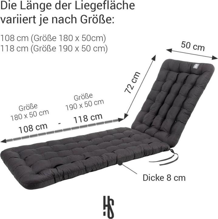 Actual product image Have A Seat Deckchair support (180 x 50 cm)