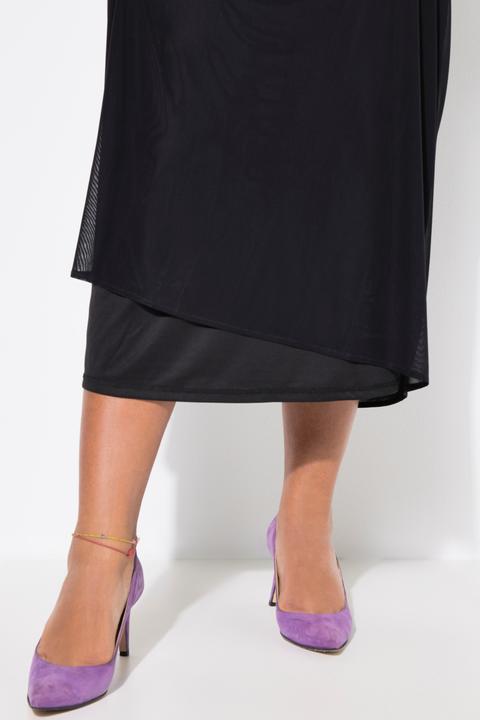 Produktbild Miamoda Mesh-Maxikleid, A-Linie, abnehmbare 3D-Blüten (46)