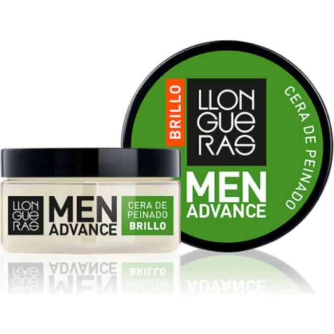 Thumbnail - Llongueras, Haargel + Haarwachs, MEN ADVANCE BRILLO cera de peinado 85 ml (Haarwachs, 85 ml)