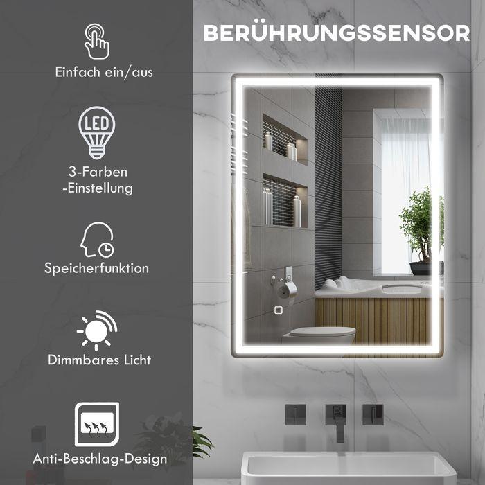 Image du produit Swisshandel24 Badspiegel (80 x 60 x 4 cm)