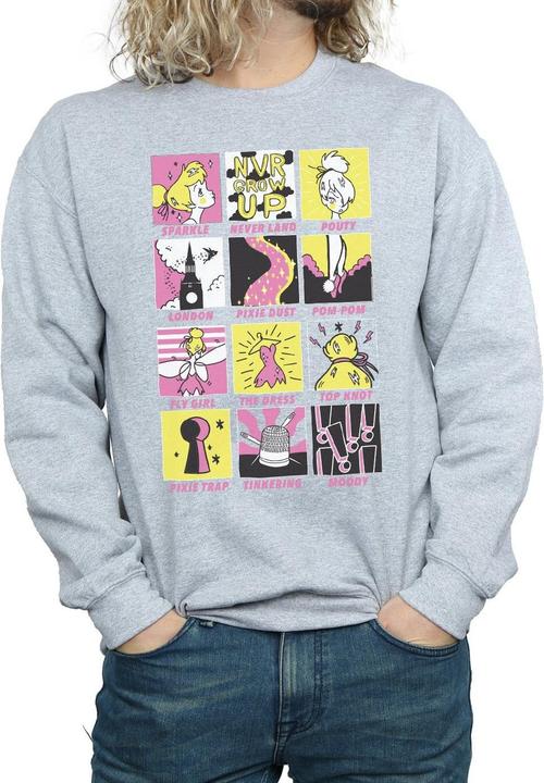 Image du produit Disney - Sweat TINKERBELL SQUARES - Homme (XXL)