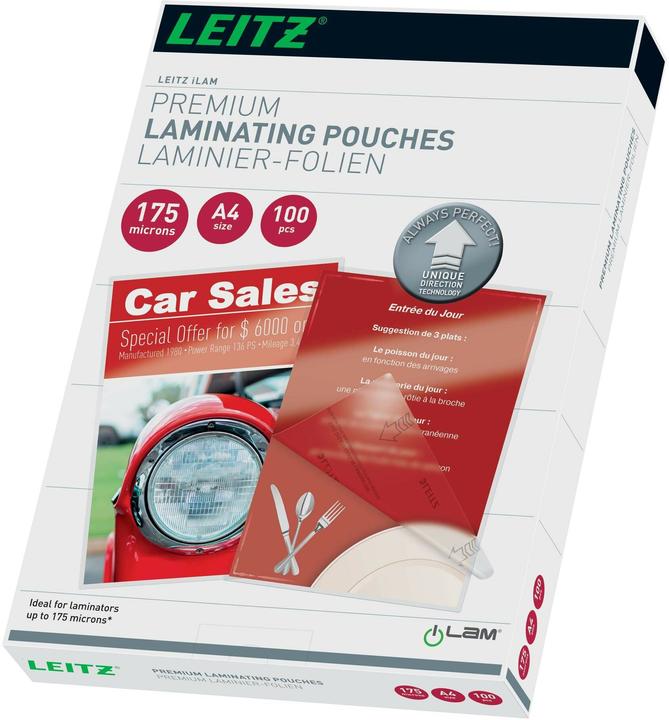 Image du produit Leitz Film de plastification (A4, 100 pcs, 175 µm)
