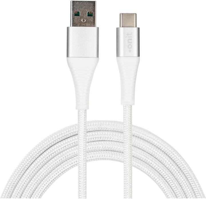 Actual product image Onit USB 2.0 cable USB A - USB C 0.5 m, White (0.50 m, USB 2.0, 66 W)
