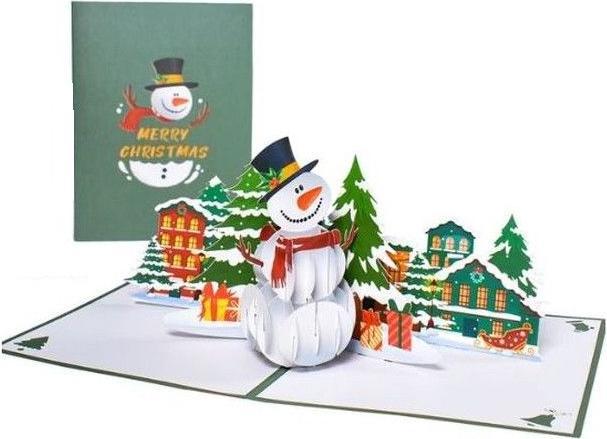 Produktbild MU Classic Saluts Series 3D Pop-Up Weihnachtskarte (1 Stk.)