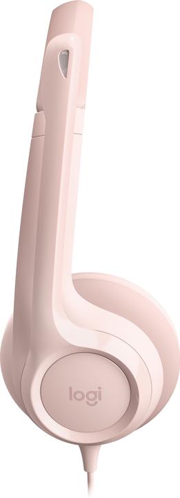Actual product image Logitech Wired H390 headset - ROSE - USB (Cable, USB-A)