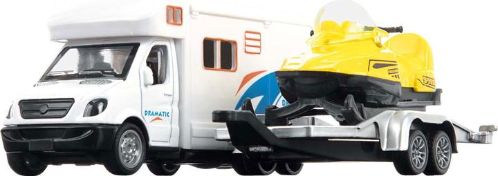 Produktbild Toi-Toys METAL Camper Pullback+Anhänger+Schneemobil 7.5