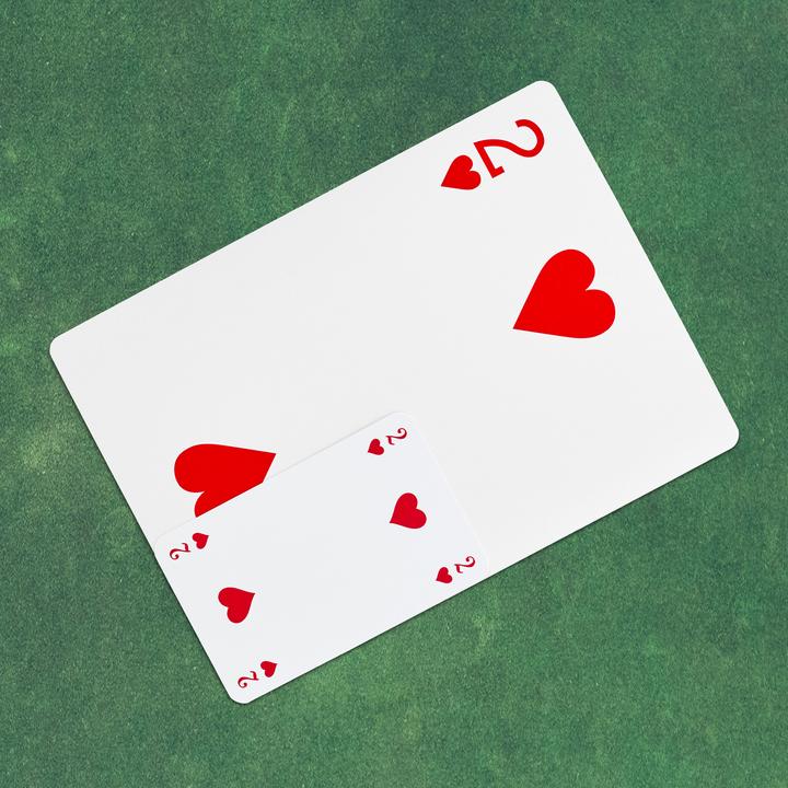 Produktbild Relaxdays Pokerkarten Jumbo (Deutsch)