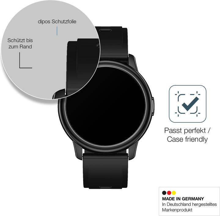 Produktbild Dipos Displayschutz Anti-Shock (Cillso  1,3 Zoll Smartwatch)