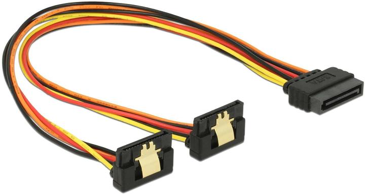 Actual product image Delock SATA to 2x SATA Y power adapter