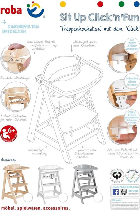 Immagine prodotto Roba Sit Up Click & Fun (Seggiolone per scale)