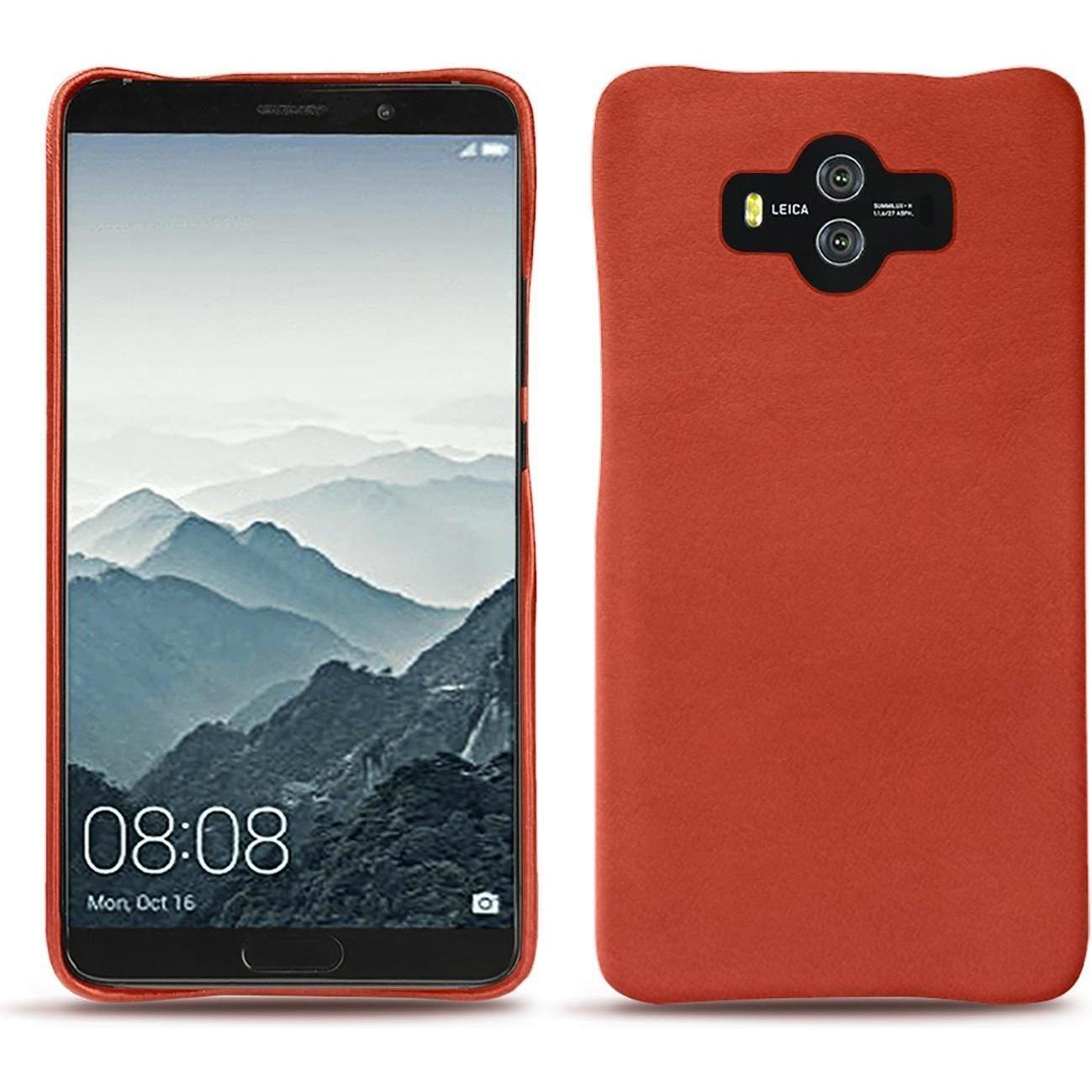 Noreve Lederschutzhülle (Huawei Mate 10), Smartphone Hülle, Orange