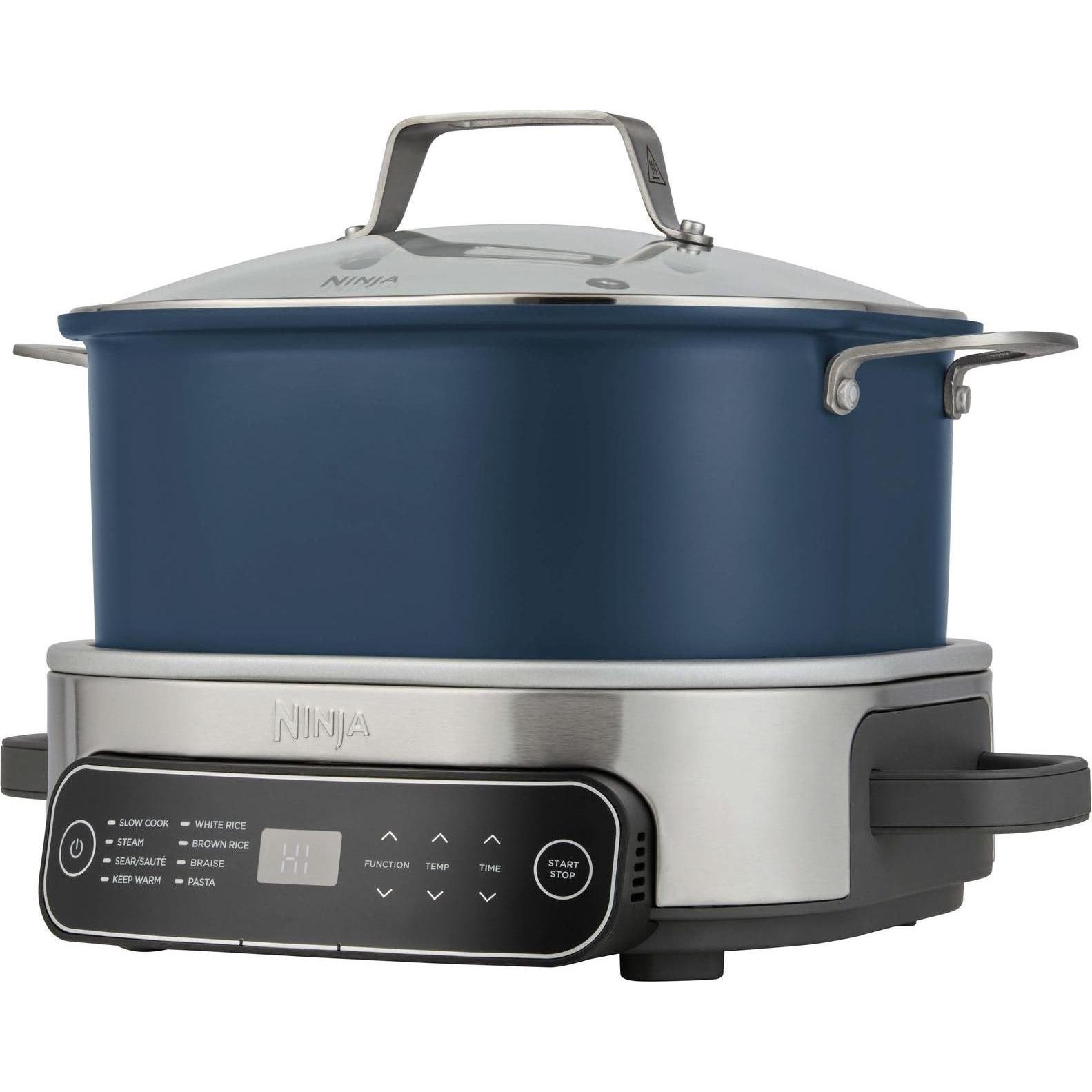 Ninja MC1101CH Foodi 8-in-1 PossibleCooker, Vaporiera + Cuociriso, Blu