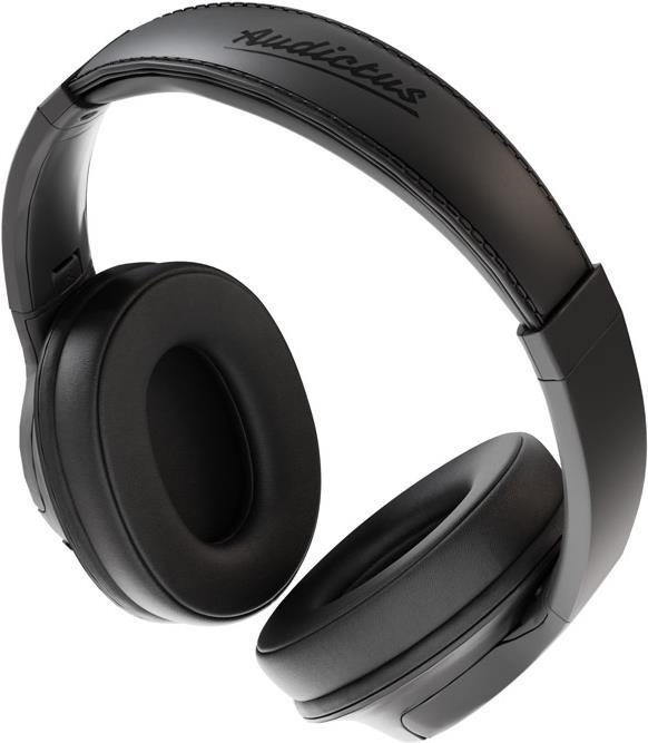 Image du produit Audictus Casque Champion Pro, supra-auriculaire, sans fil, microphone, noir (Sans fil)