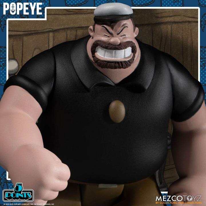 Image du produit Mezco Toys Popeye - 5 Points: Box Set - Deluxe