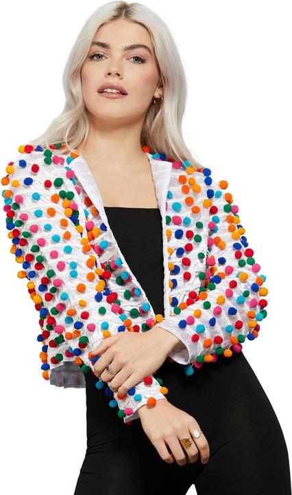 Smiffys Pompom jacket
