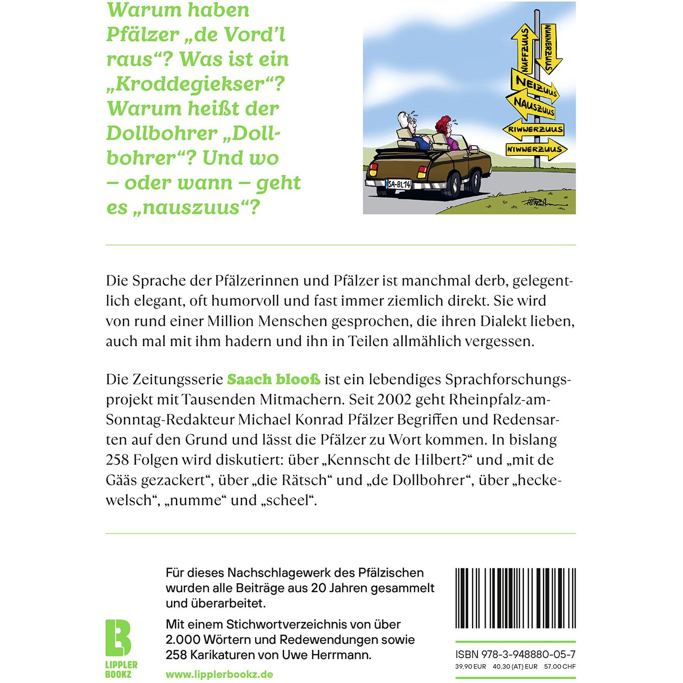 Thumbnail - Saach blooss, Sachbücher von Michael Konrad, Uwe Herrmann