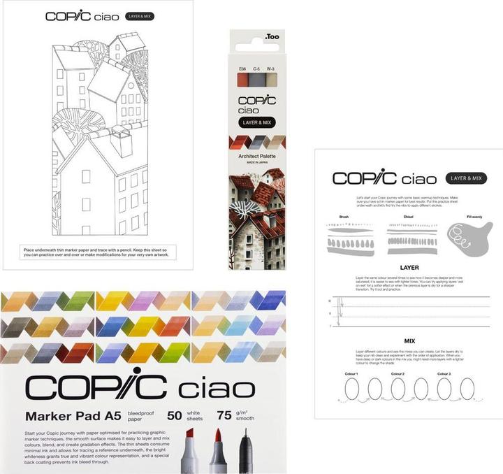 Produktbild Copic Marker Ciao Layer & Mix (3x)