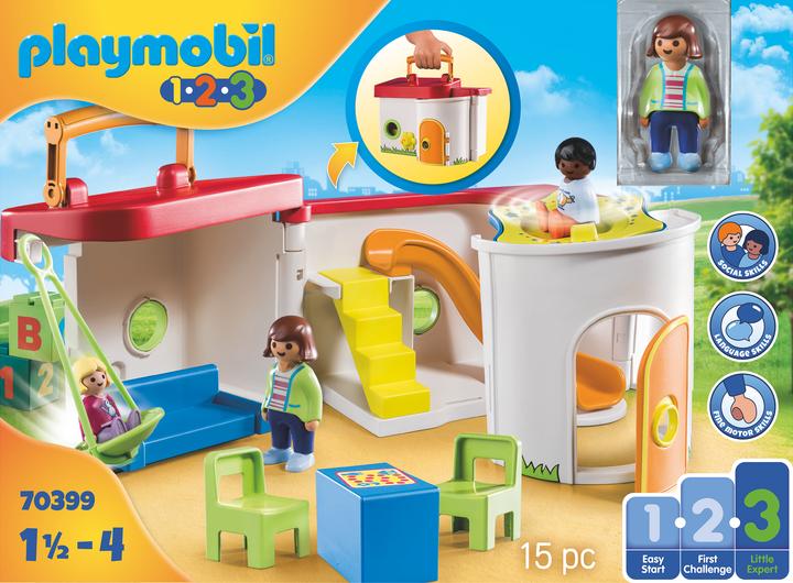 Produktbild Playmobil Mein Mitnehm-Kindergarten (70399, Playmobil 1.2.3)