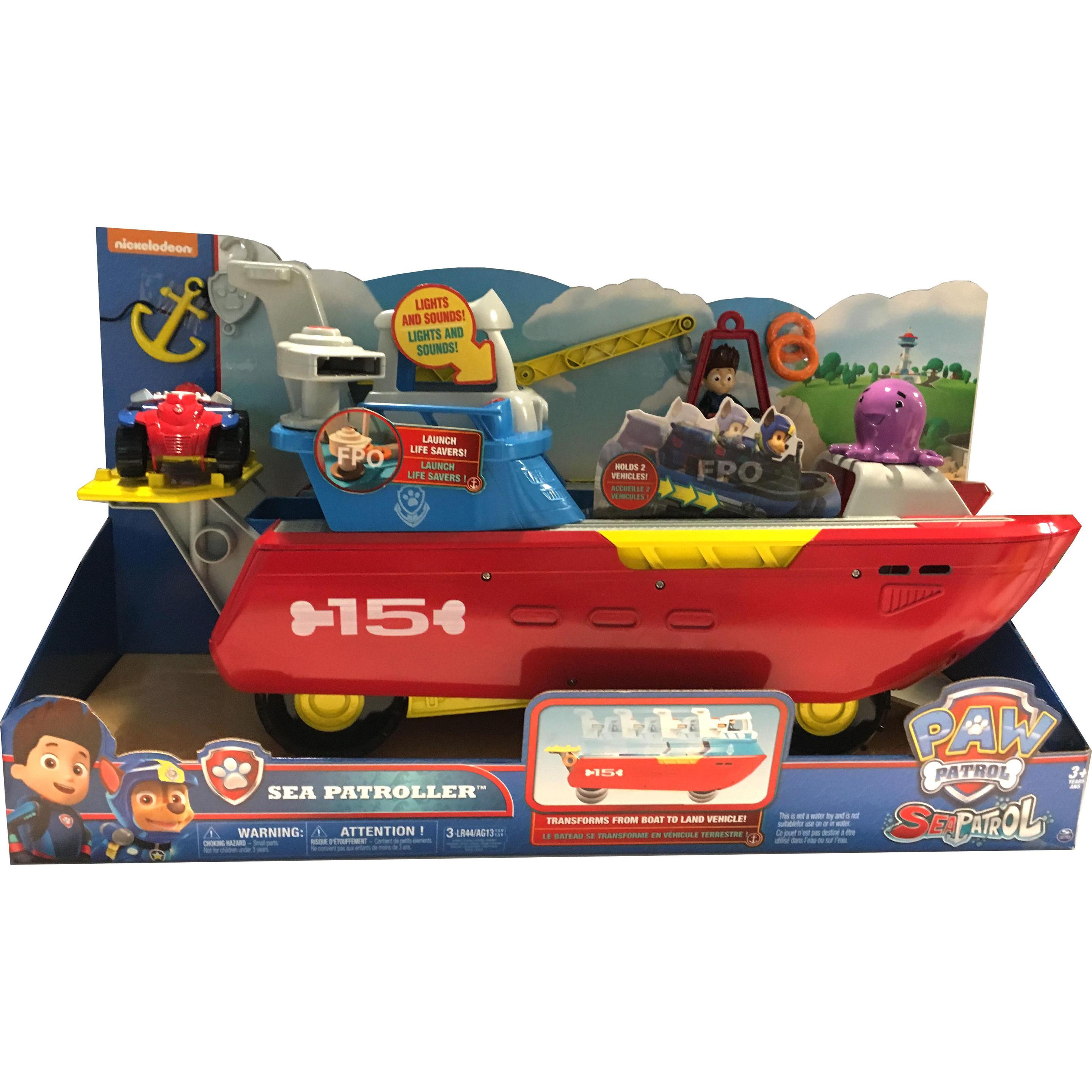 Paw Patrol Sea Patroller Vehicle Paw Patrol Sea Patroller Set