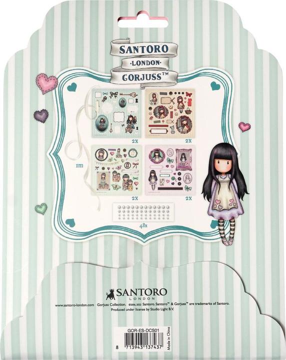 Actual product image art by marlene Gorjuss Embellishment Set