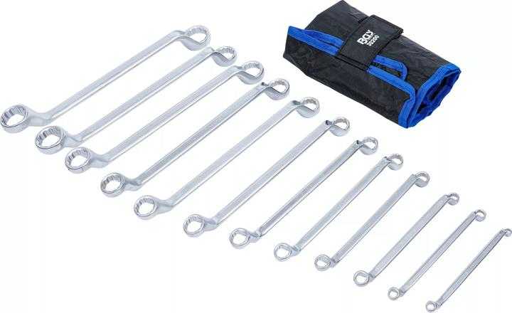 Produktbild BGS Doppel-Ringschlüssel-Satz tief gekröpft SW 6 - 32 mm 12-tlg. (32 mm, 19 mm, 6 mm, 12 mm, 24 mm, 14 mm, 22 mm, 16 mm, 23 mm, 10  mm, 21 mm, 18 mm, 27 mm, 7 mm, 31 mm, 17 mm, 11 mm, 15 mm, 26 mm, 30 mm, 8 mm, 28 mm, 9 mm, 29 mm, 13 mm, 20 mm, 25 mm)