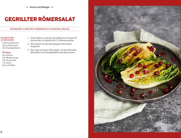 Actual product image Rezepte für den Optigrill (German, Michael Gerhardy, 2022)