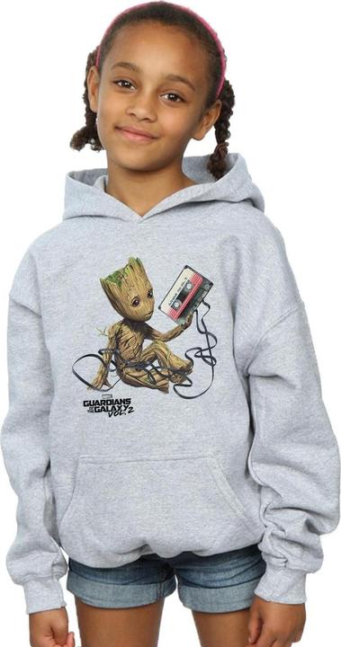 Image du produit - Sweat à capuche GUARDIANS OF THE GALAXY GROOT TAPE - Fille (128)