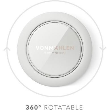 Vonmählen Backflip Pure 3in1 Phone Grip - Light Gray, Smartphone Halterung, Grau