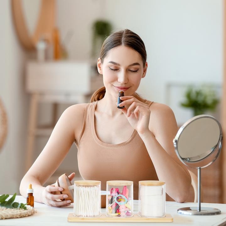 Produktbild Relaxdays Wattestäbchenbehälter