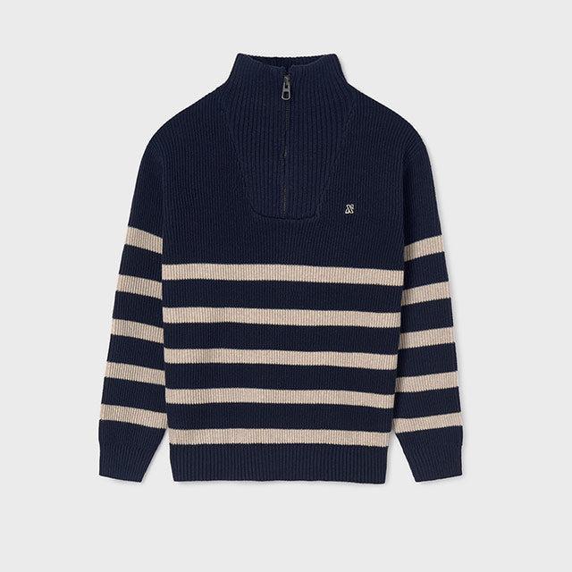 Actual product image MAYORAL Striped jumper with zip (122)