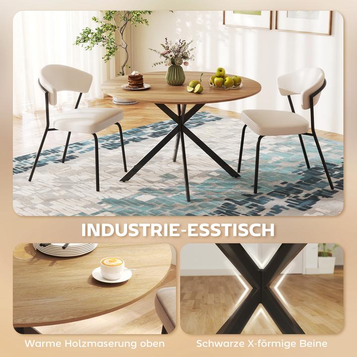 Produktbild Homcom Esstisch (Ø 120 x 75 cm)