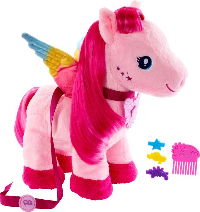 Actual product image Barbie Touch of Magic™ Walk & Flutter Pegasus Plush (29.21 cm)