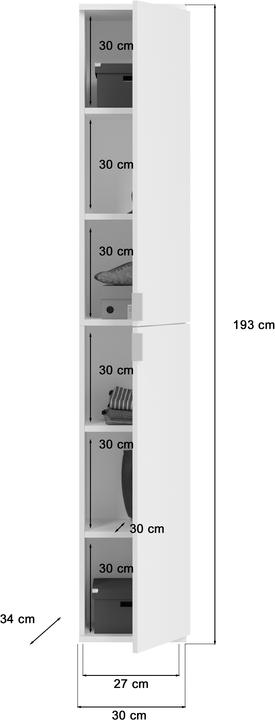 Image du produit Xonox Home Projet X (98 x 34 x 193 cm)