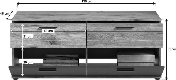 Produktbild Xonox Home Mason (130 x 47 x 53 cm)