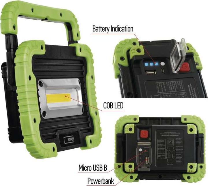 Produktbild Emos Aufladbarer COB LED-Strahler P4533, 1000 lm, 4400 mAh (1000 lm)