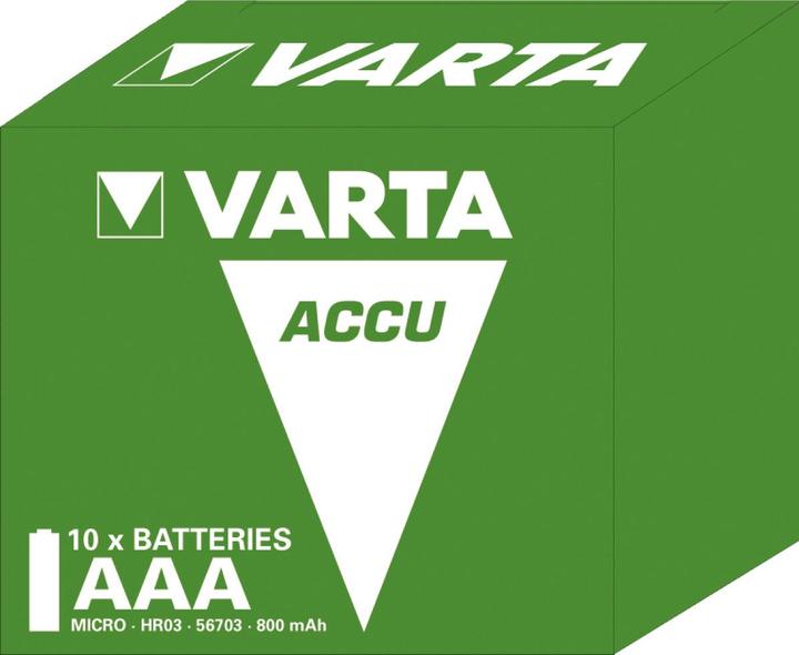 Image du produit Varta Power Accu 56703 AAA-Typ (1 pcs, HR03, 800 mAh)