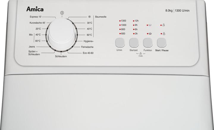 Actual product image Amica WT 483 700 (8 kg, Upwards)