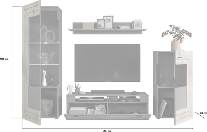 Actual product image Xonox Home Freno (290 x 40 x 195 cm)