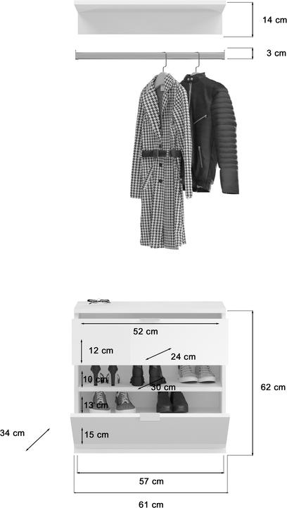 Produktbild Xonox Home Projekt X (152 x 34 x 193 cm)