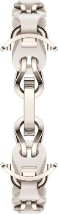 Immagine prodotto Xiaomi Smart Band 8 Cinturino A Catena Bianco (Acciaio inossidabile, Pelle di vitello)