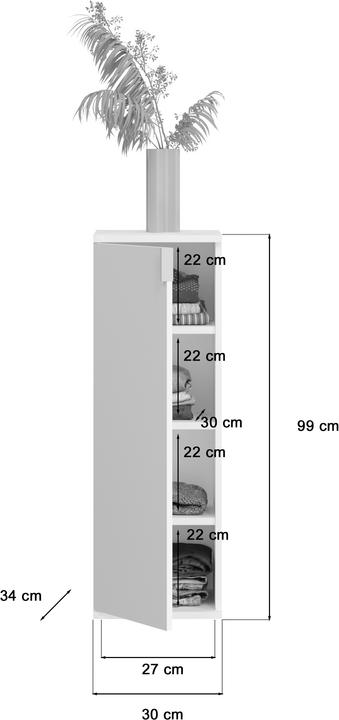 Produktbild Xonox Home Projekt X (30 x 34 x 99 cm)