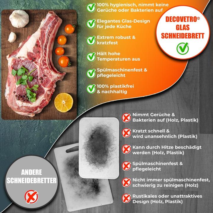 Produktbild Decovetro Schneidebrett Glas
